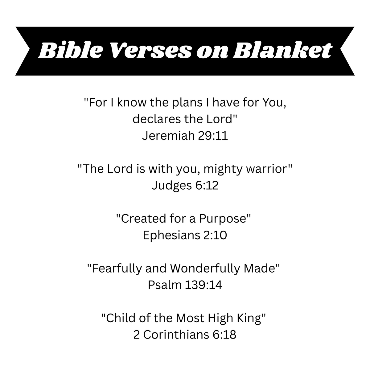 Personalized Christian Baby Blanket
