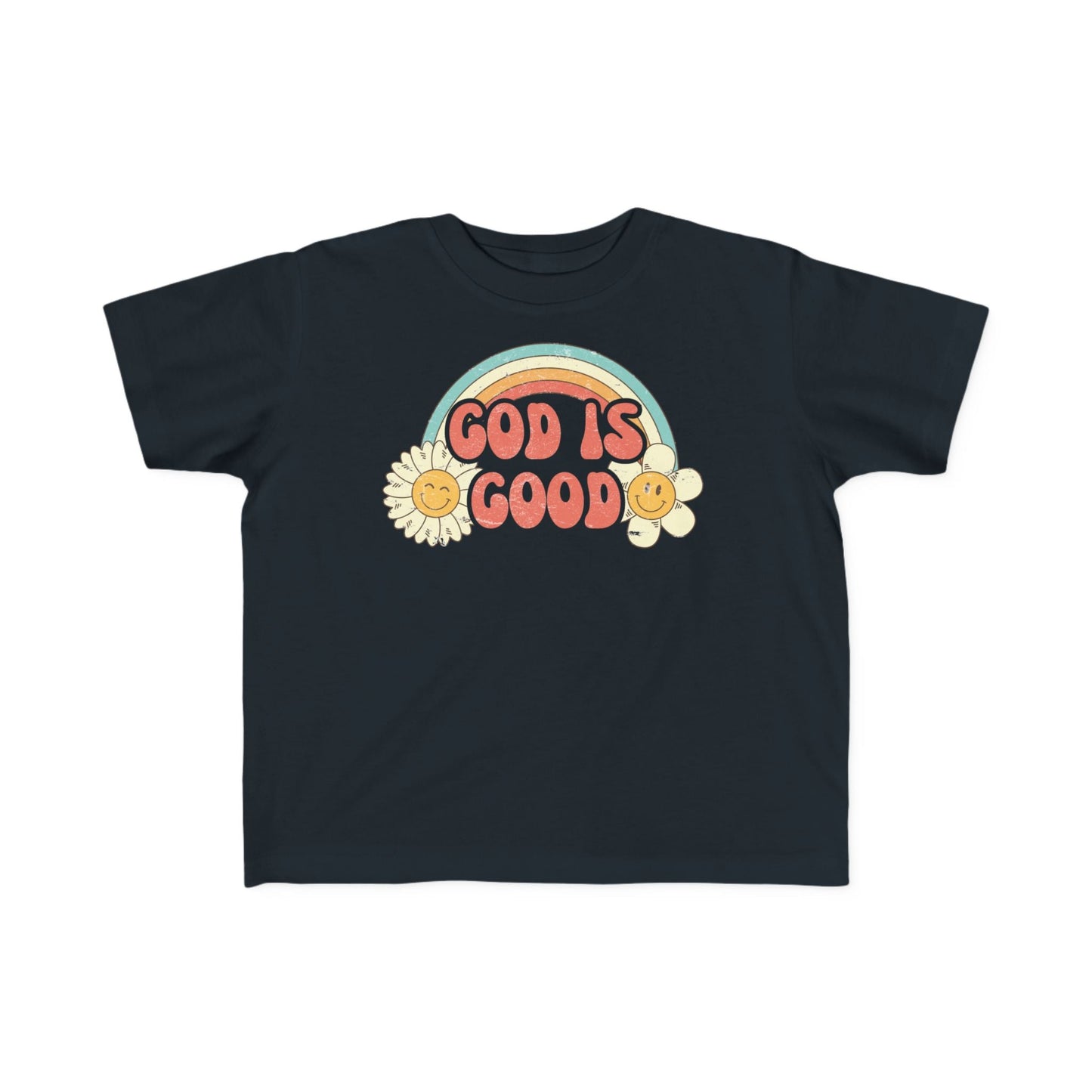 God is Good Groovy Toddler Unisex Tee - Seek and Share Designs