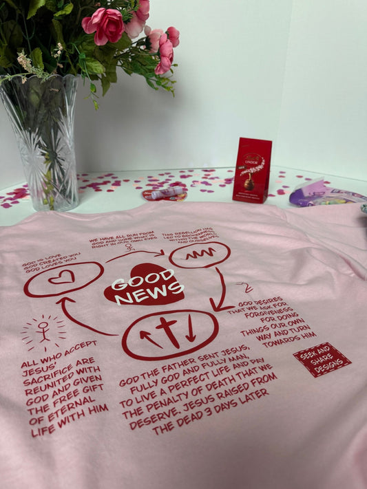 Good News Three Circles Gospel Unisex Tee - Seek and Share Designs