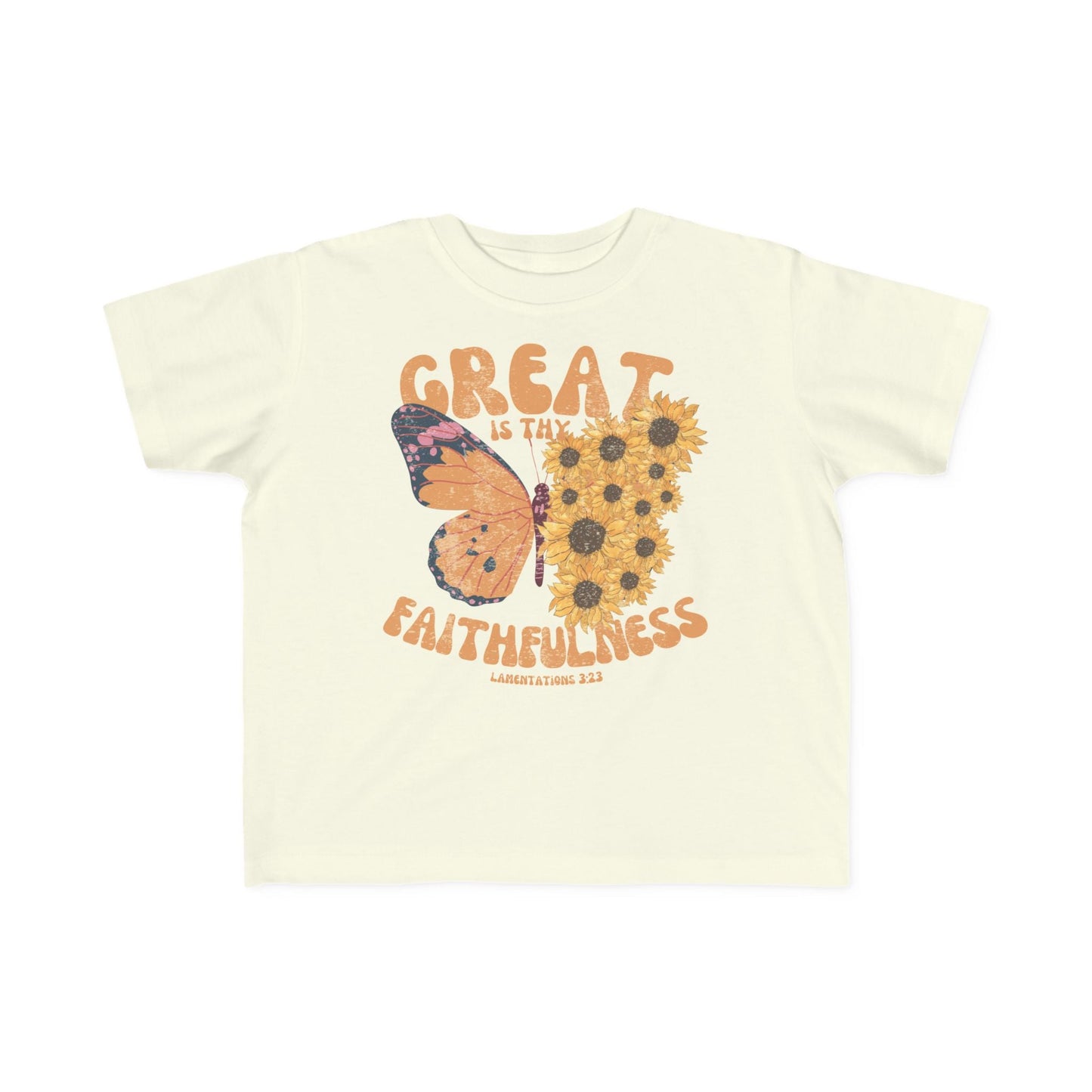 Great is Thy Faithfulness Toddler Unisex Tee - Seek and Share Designs