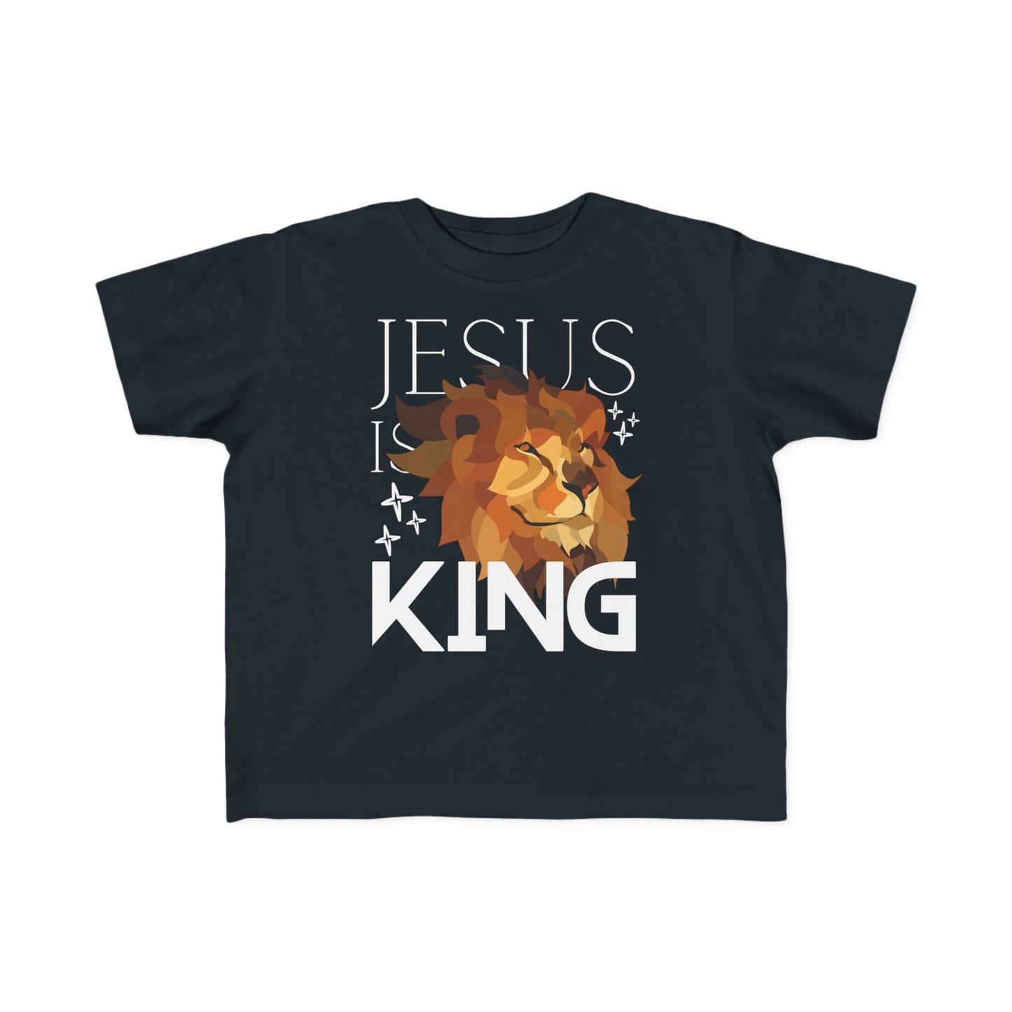 Jesus is King Toddler Unisex Tee - Seek and Share Designs