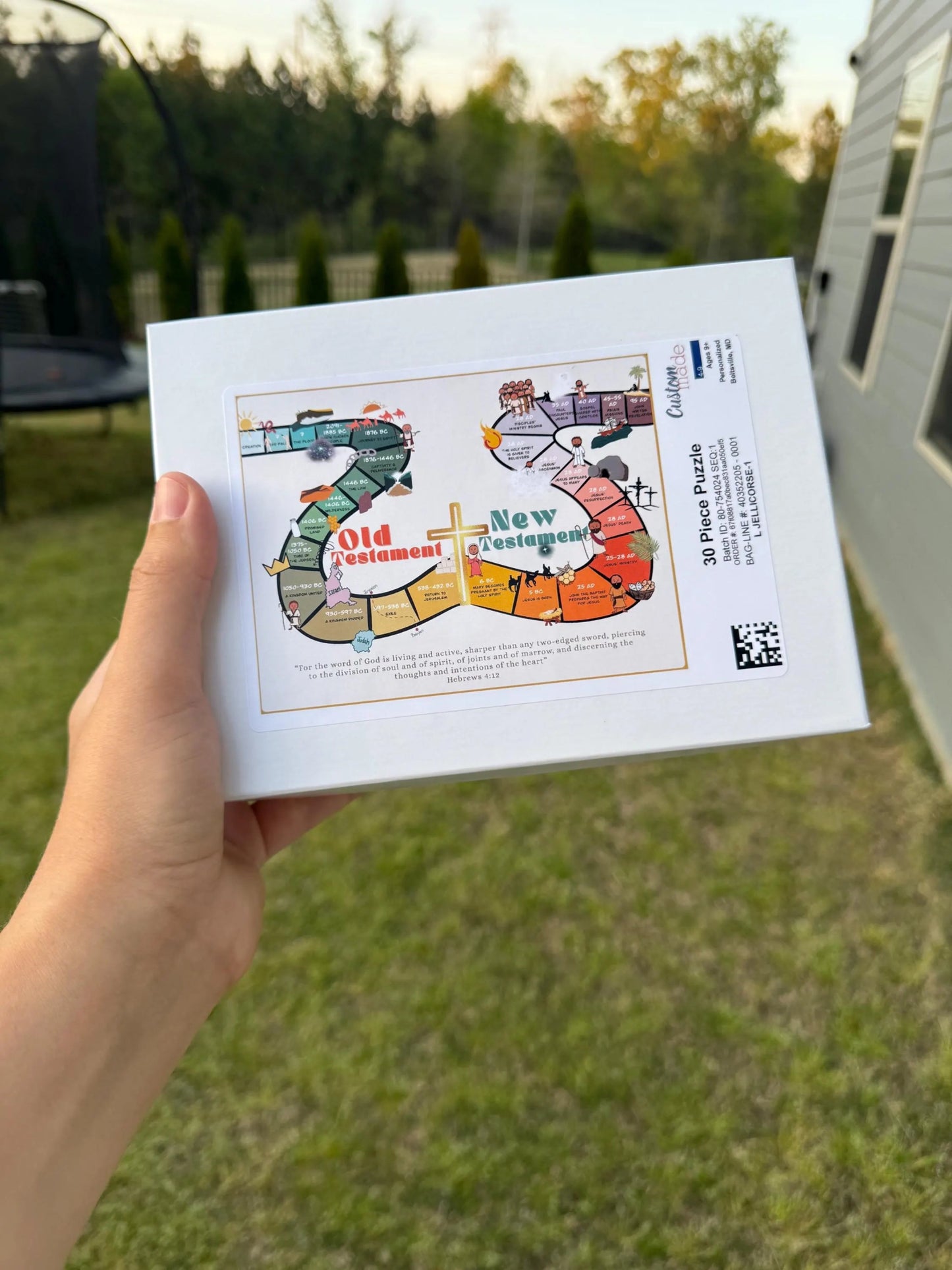 Kids Bible Timeline Puzzle - Seek and Share Designs