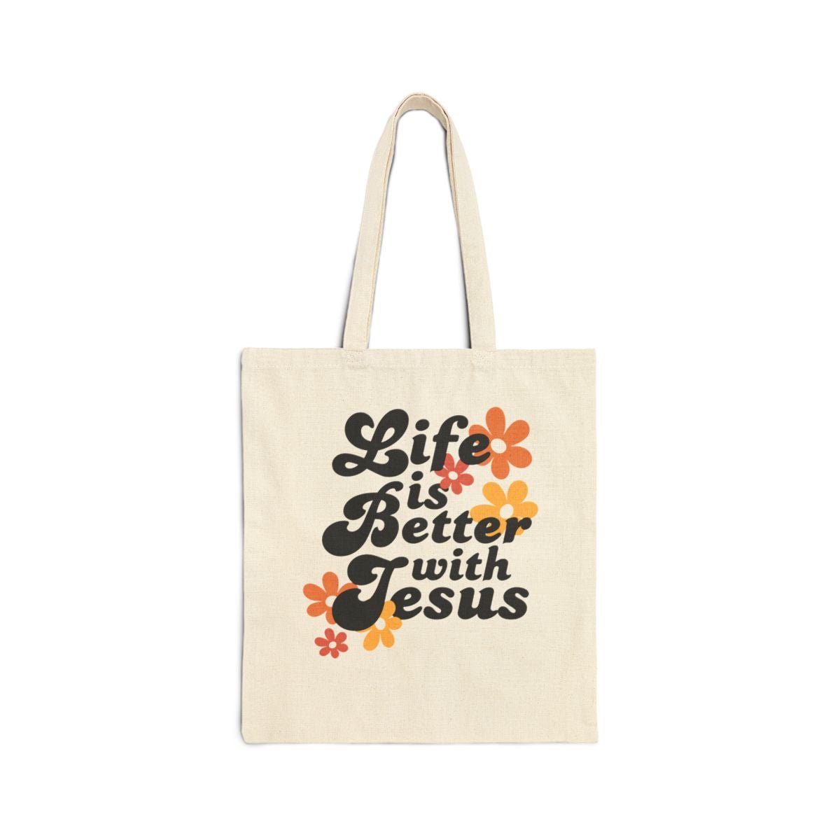 "The Joyful One" Christian Gift Set - Includes In God's Presence is Fullness of Joy Tee and Life is Better with Jesus Tote Bag - Seek and Share Designs