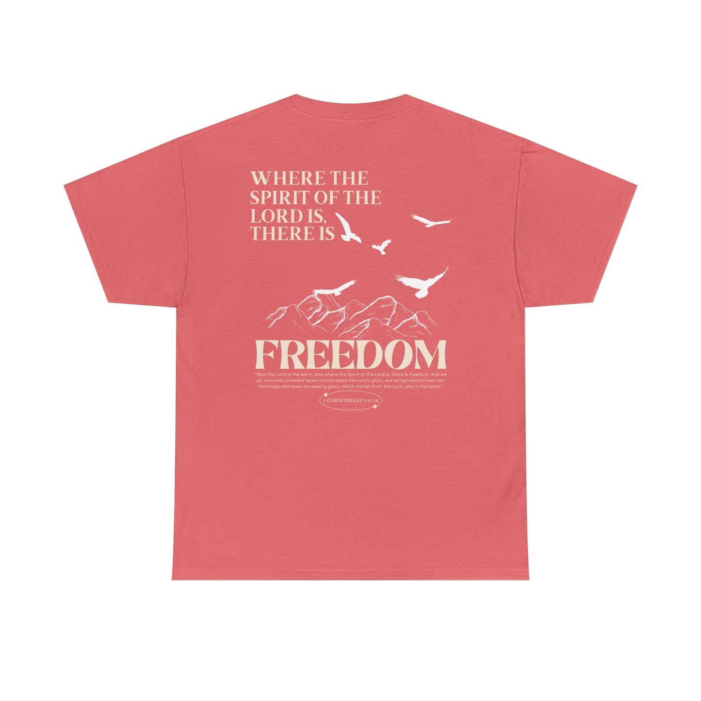 Where the Spirit of the Lord is there is Freedom Adult Unisex Tee - Seek and Share Designs