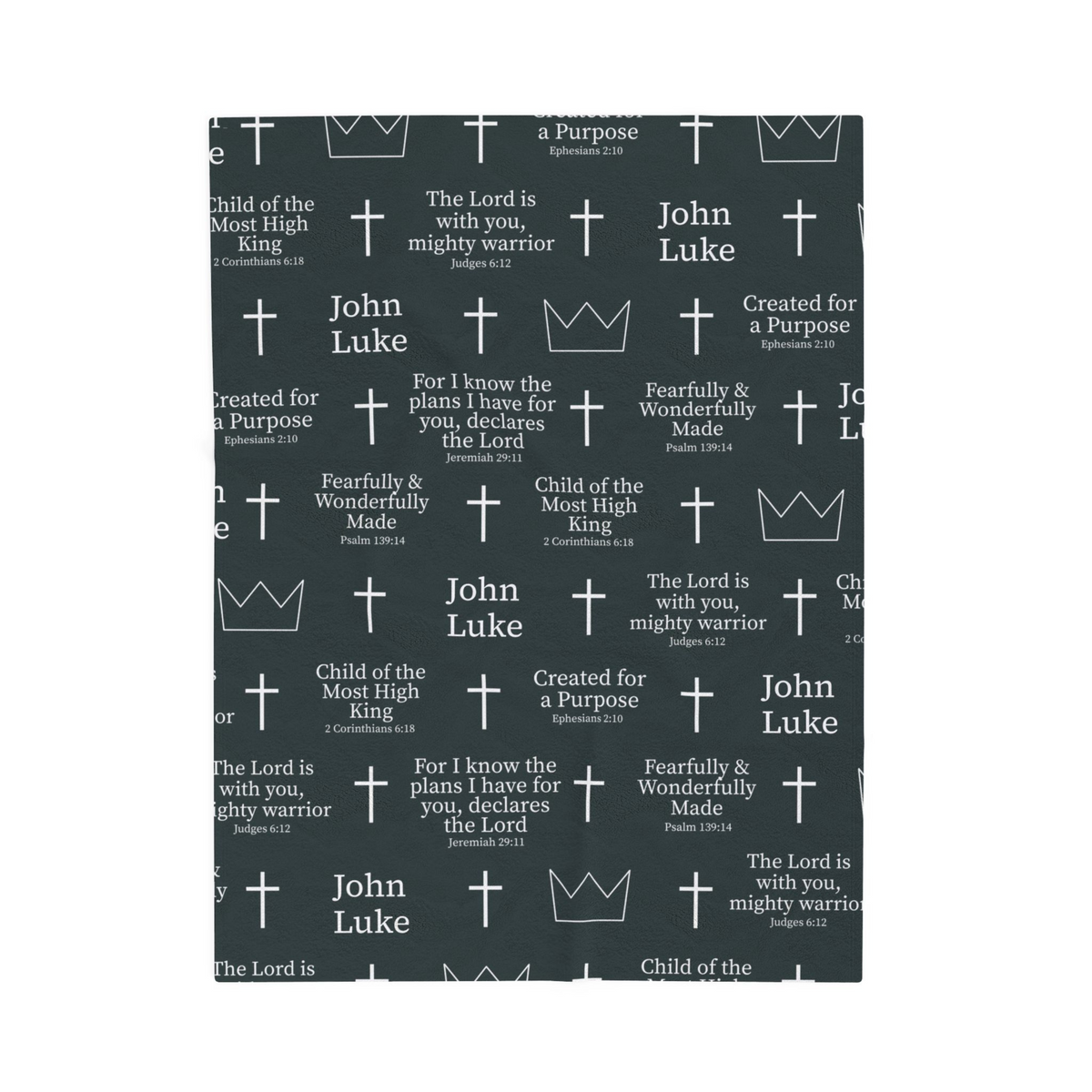 Personalized Christian Baby Blanket