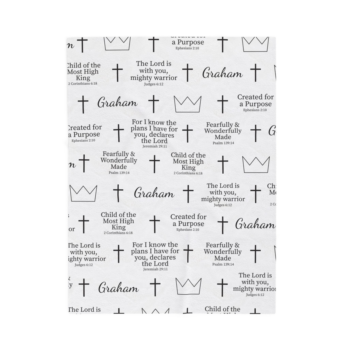 Personalized Christian Baby Blanket