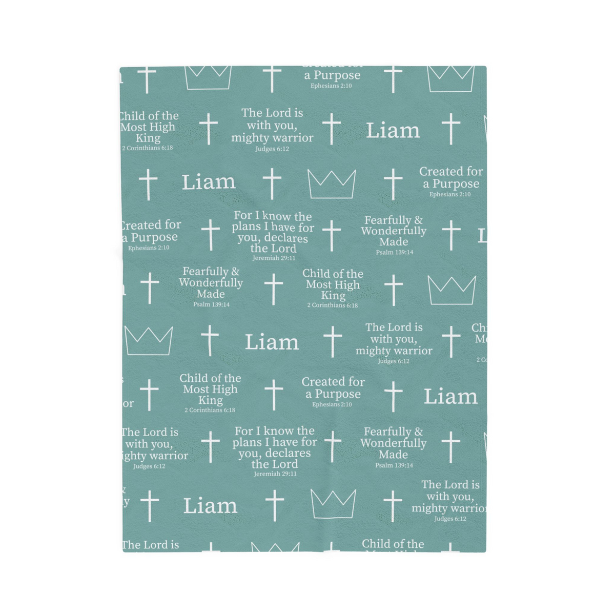 Personalized Christian Baby Blanket