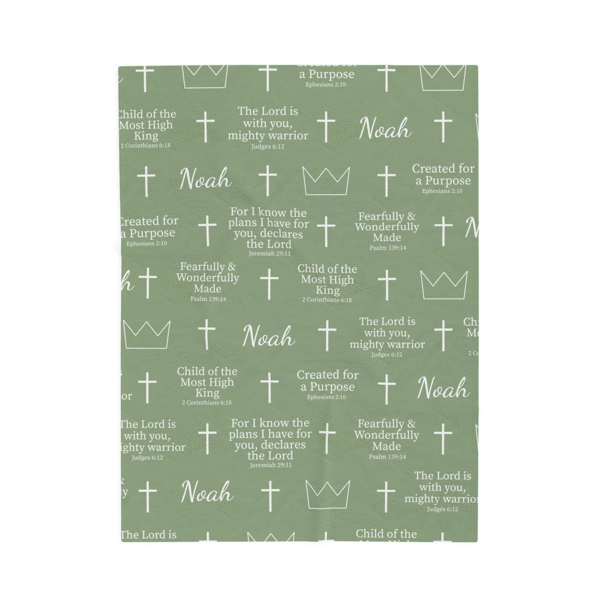 Personalized Christian Baby Blanket