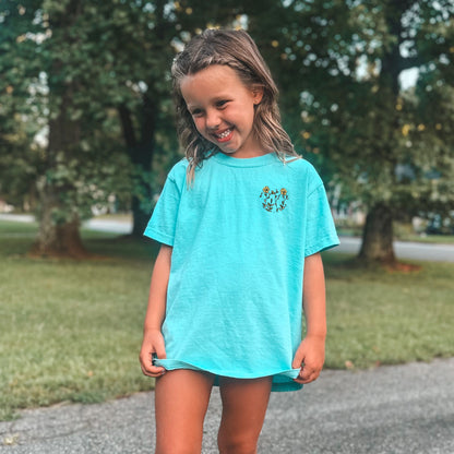 God Makes All Things Beautiful in His Time Comfort Colors Youth Tee