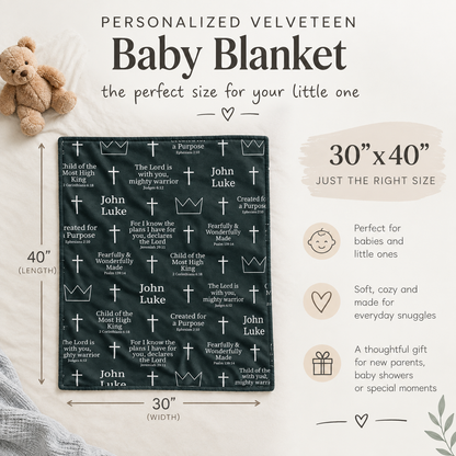 Personalized Christian Baby Blanket