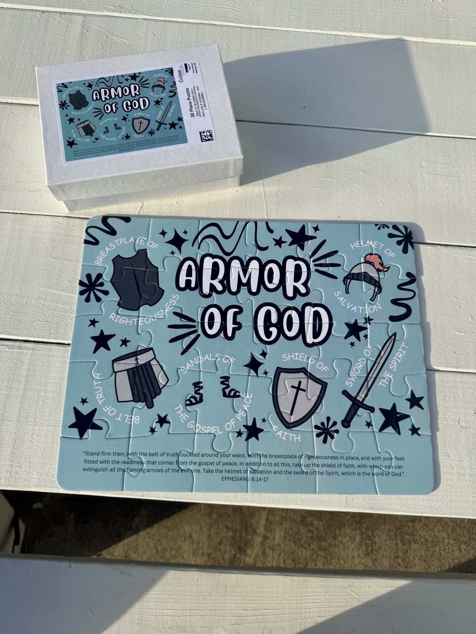 Armor of God Kids Puzzle - Seek and Share Designs