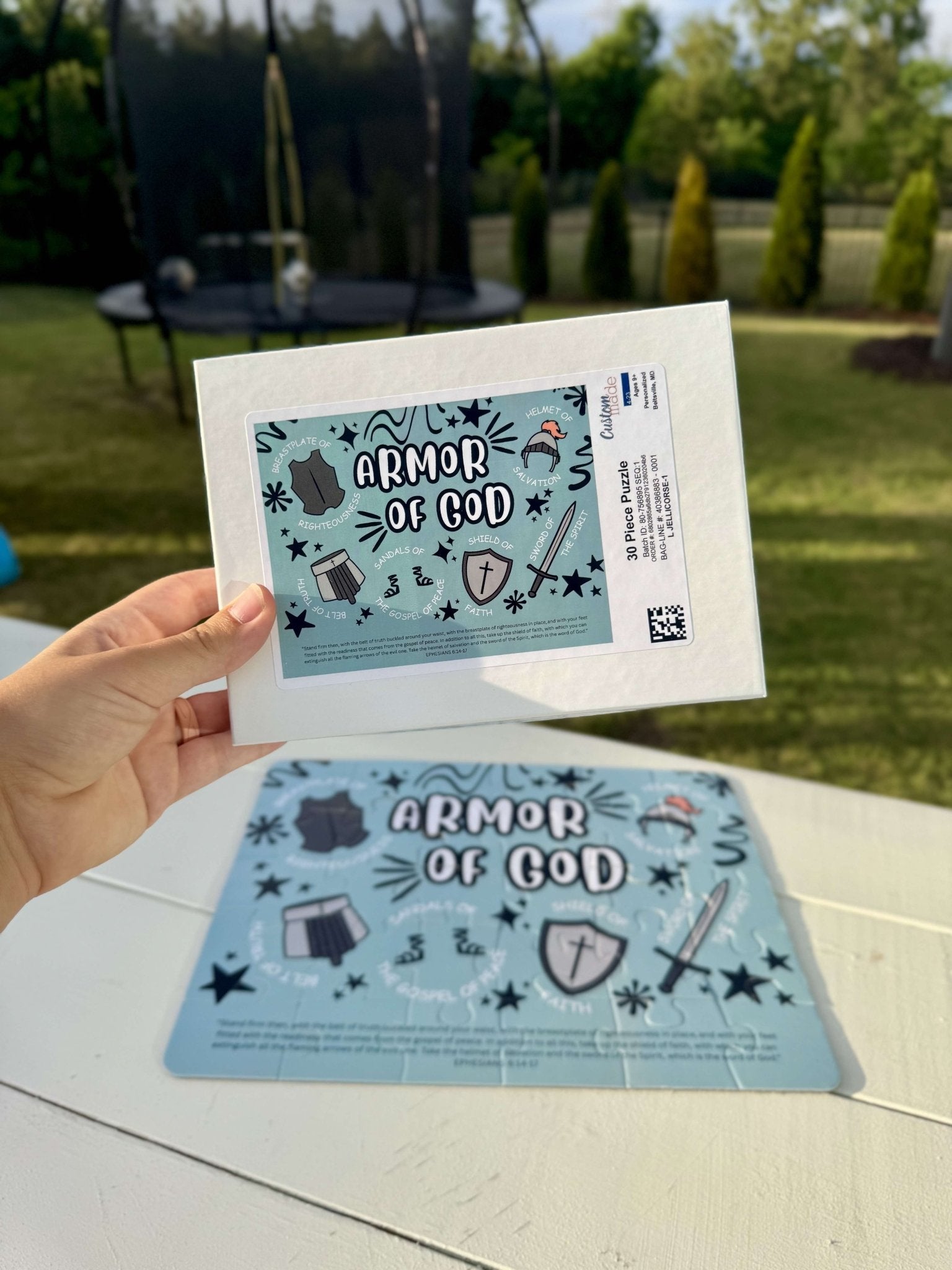 Armor of God Kids Puzzle - Seek and Share Designs