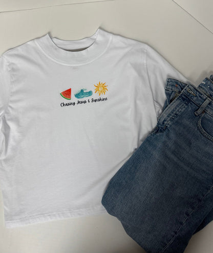 Chasing Jesus crop - Seek and Share Designs