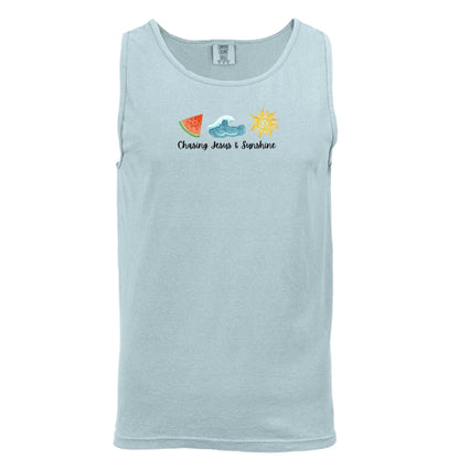 Chasing Jesus Unisex Tank - Seek and Share Designs