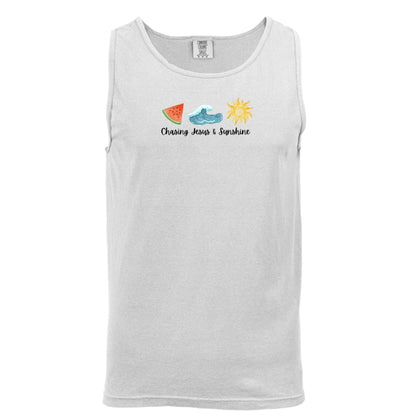 Chasing Jesus Unisex Tank - Seek and Share Designs