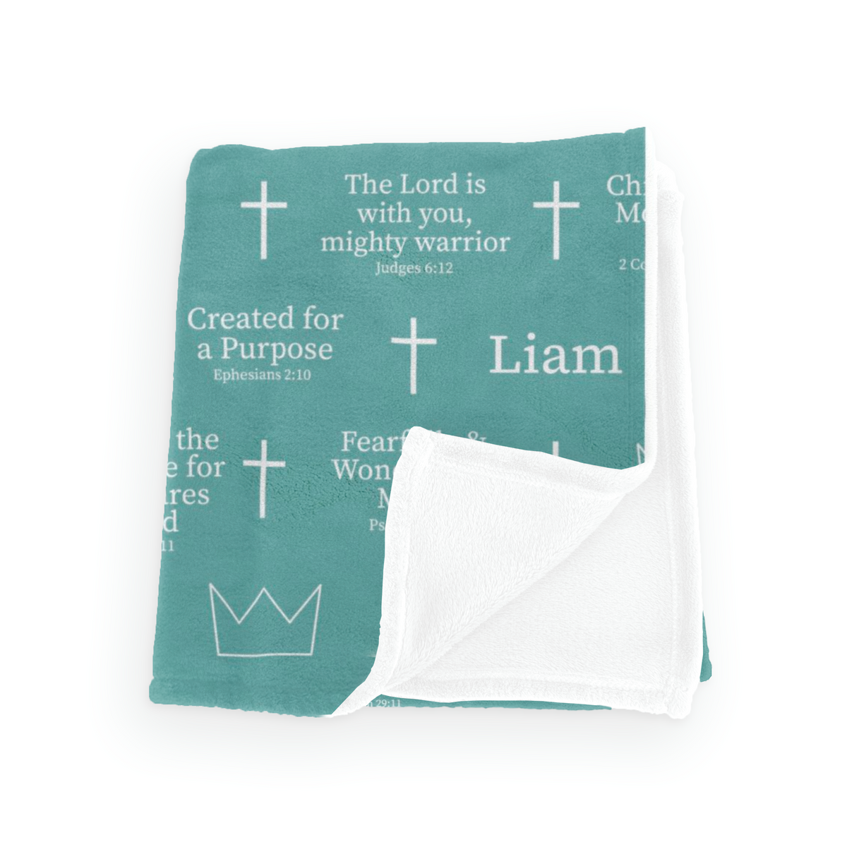 Personalized Christian Baby Blanket