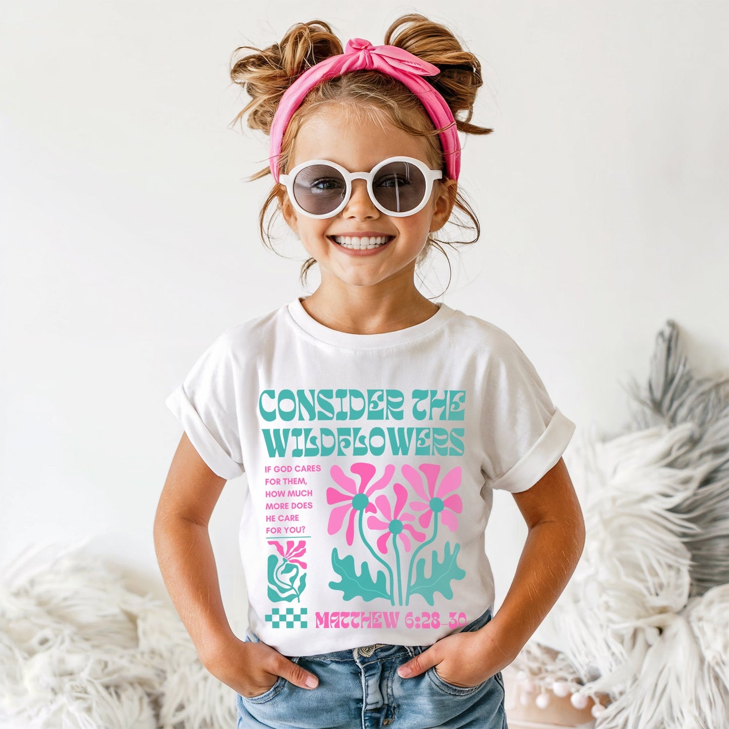 Consider the Wildflowers Family Matching Shirts Baby - Adult sizes - Seek and Share Designs