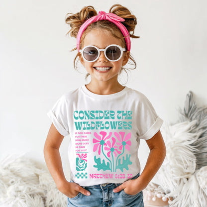 Consider the Wildflowers Family Matching Shirts Baby - Adult sizes - Seek and Share Designs