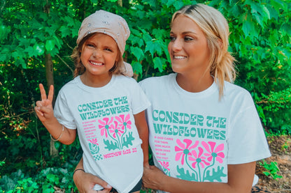 Consider the Wildflowers Family Matching Shirts Baby - Adult sizes - Seek and Share Designs