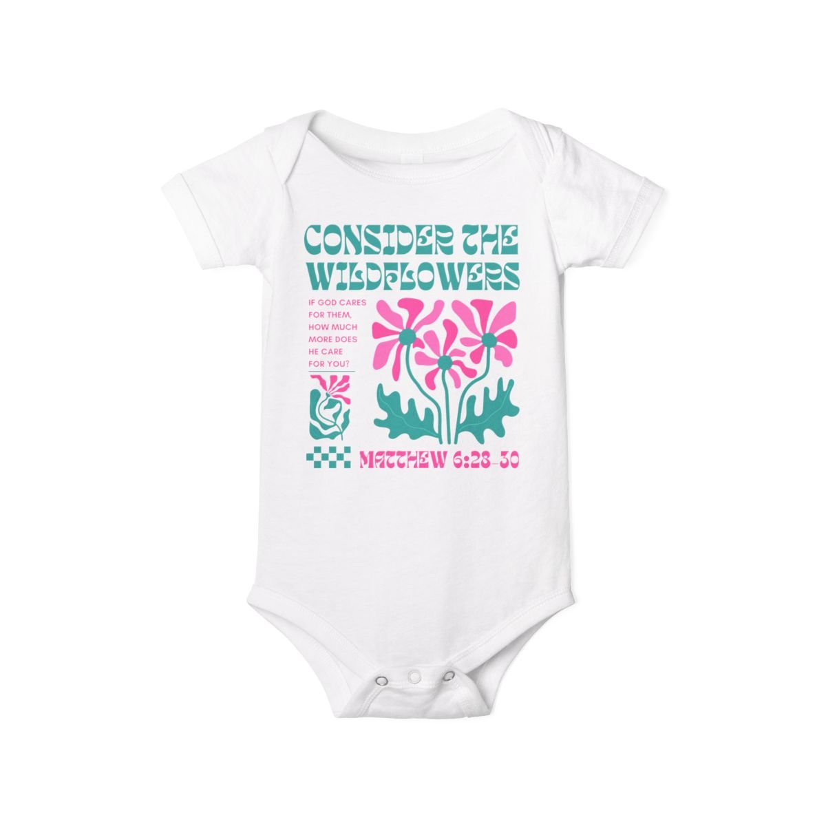 Consider the Wildflowers Family Matching Shirts Baby - Adult sizes - Seek and Share Designs