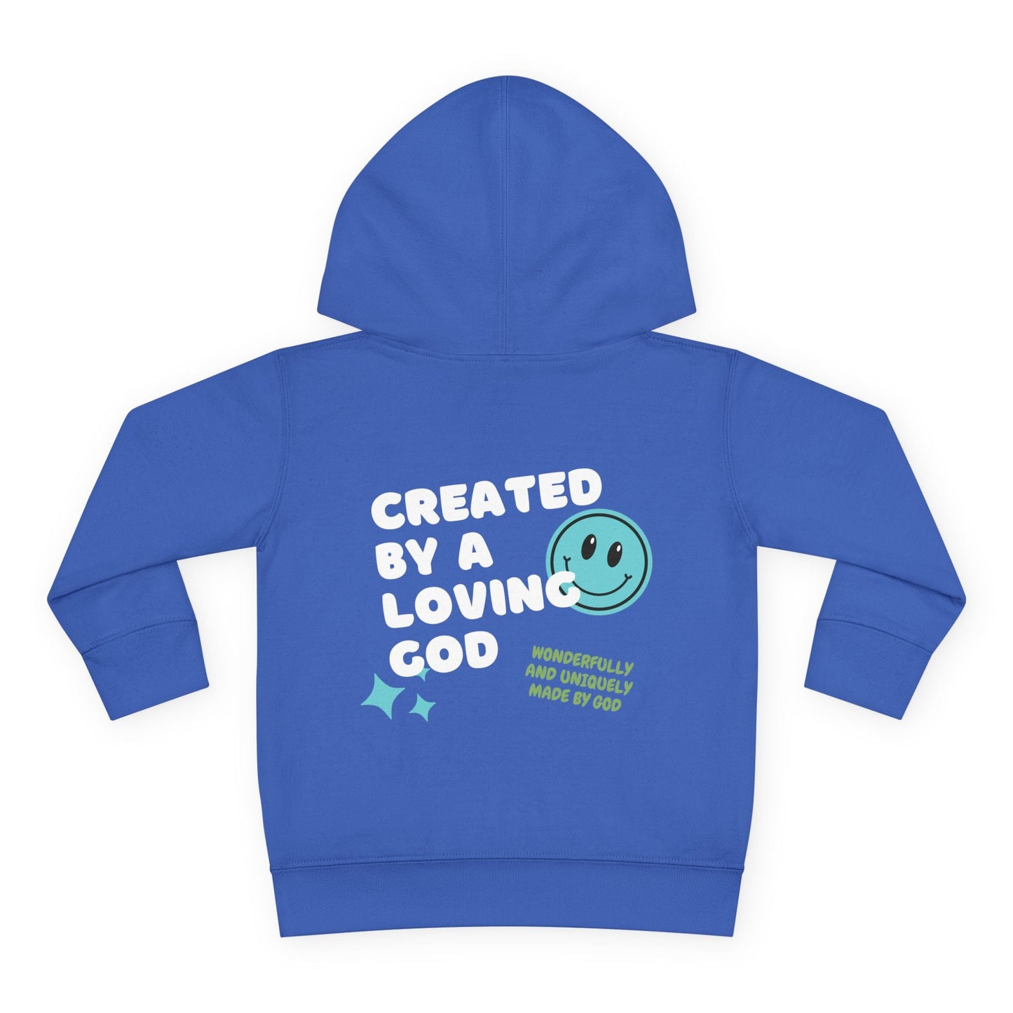Created by a Loving God Boy Toddler Hoodie - Seek and Share Designs