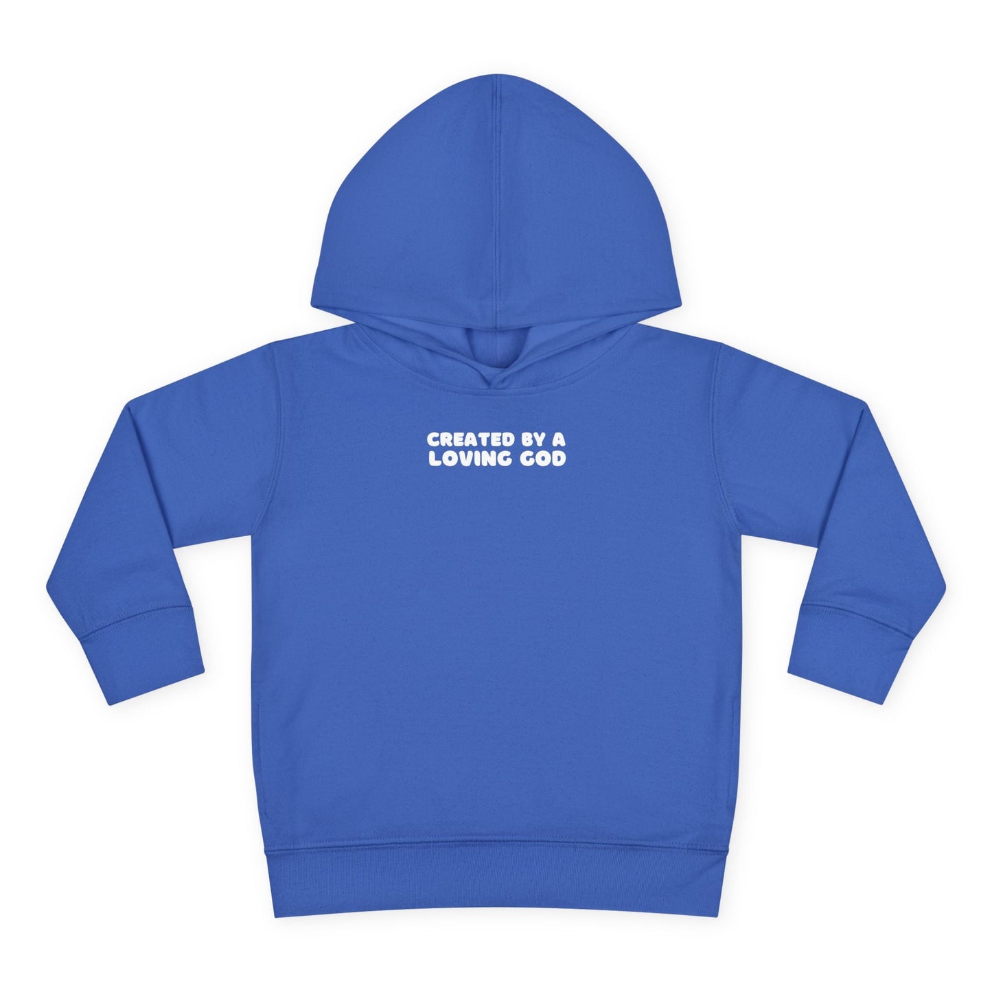 Created by a Loving God Boy Toddler Hoodie - Seek and Share Designs
