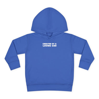 Created by a Loving God Boy Toddler Hoodie - Seek and Share Designs