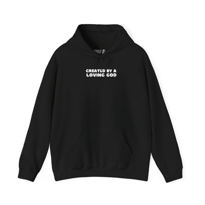Created by a Loving God Girl Adult Hoodie - Seek and Share Designs