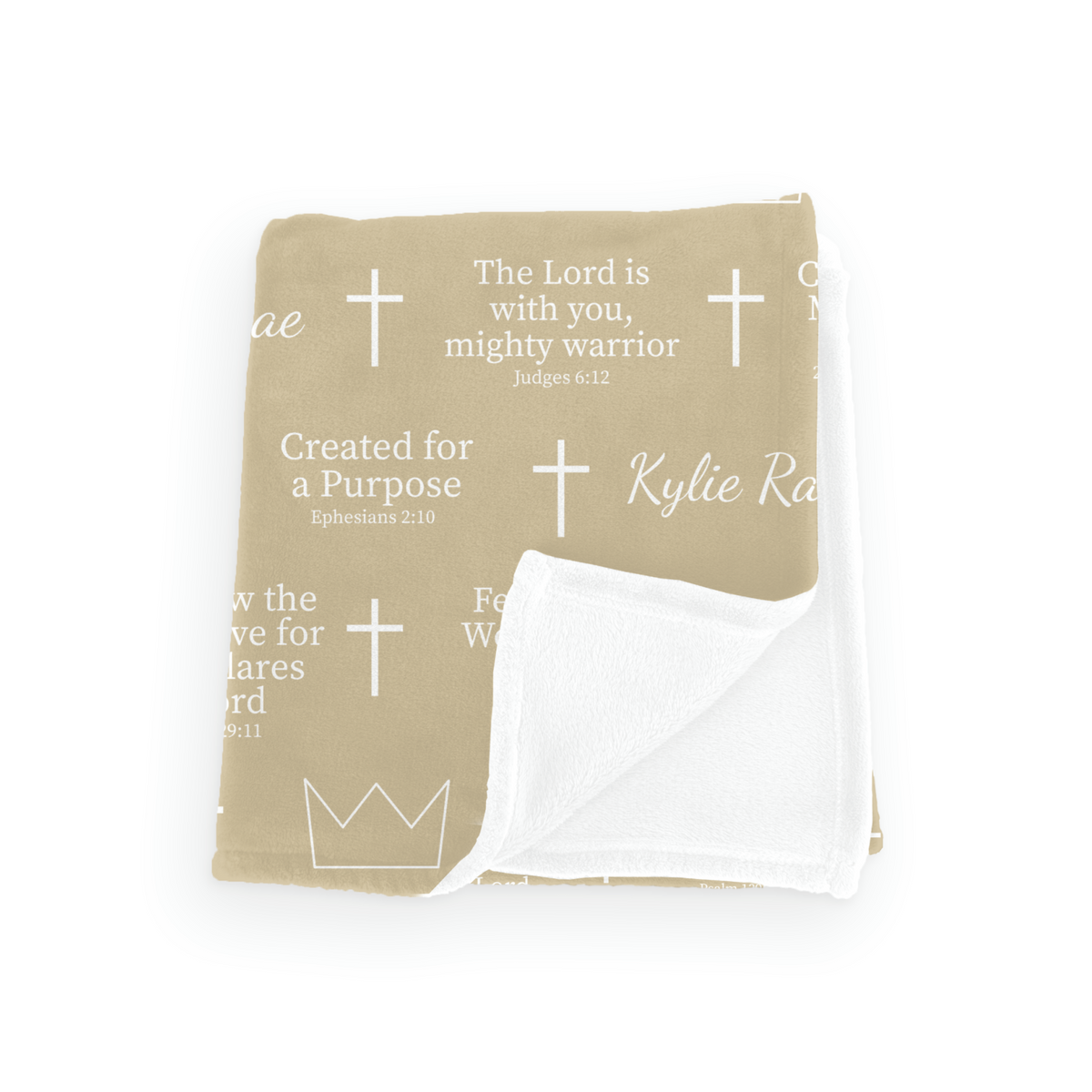 Personalized Christian Baby Blanket