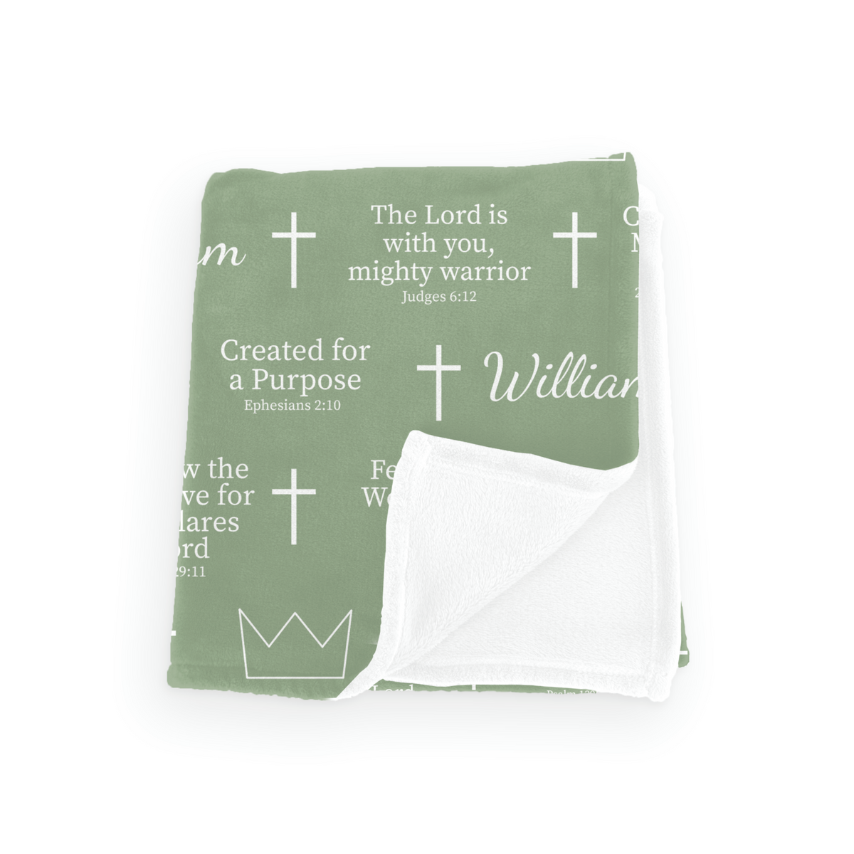 Personalized Christian Baby Blanket