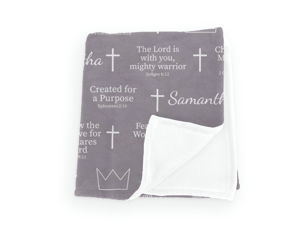 Personalized Christian Baby Blanket