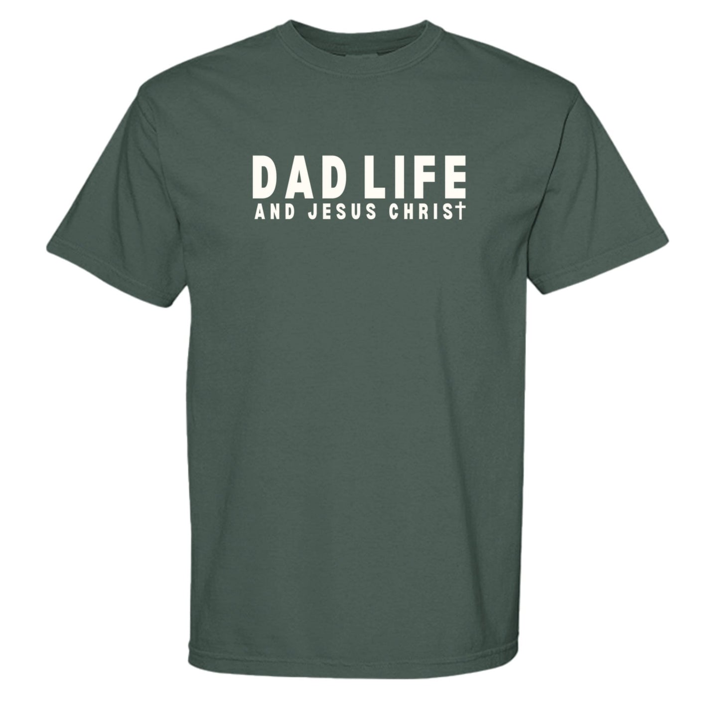 Dad Life and Jesus Christ Unisex Tee - Seek and Share Designs
