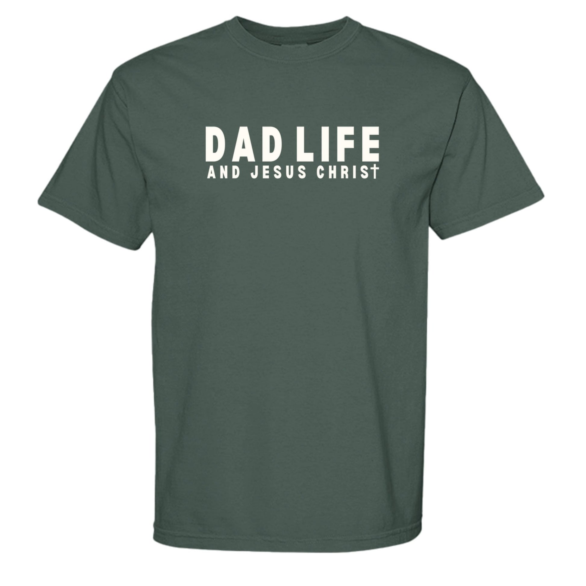 Dad Life and Jesus Christ Unisex Tee - Seek and Share Designs