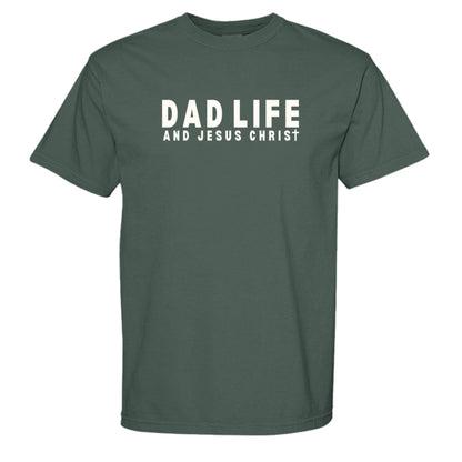 Dad Life and Jesus Christ Unisex Tee - Seek and Share Designs
