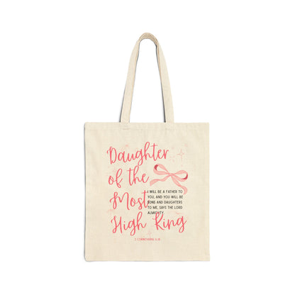 Daughter of the Most High King Tote Bag - Seek and Share Designs