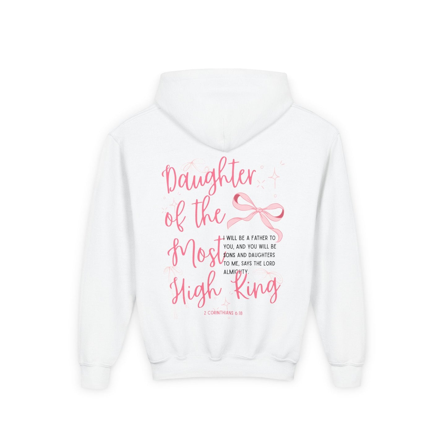 Daughter of the Most High King Youth Hoodie - Seek and Share Designs