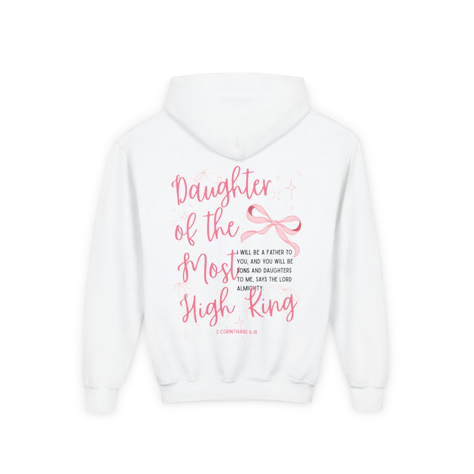 Daughter of the Most High King Youth Hoodie - Seek and Share Designs