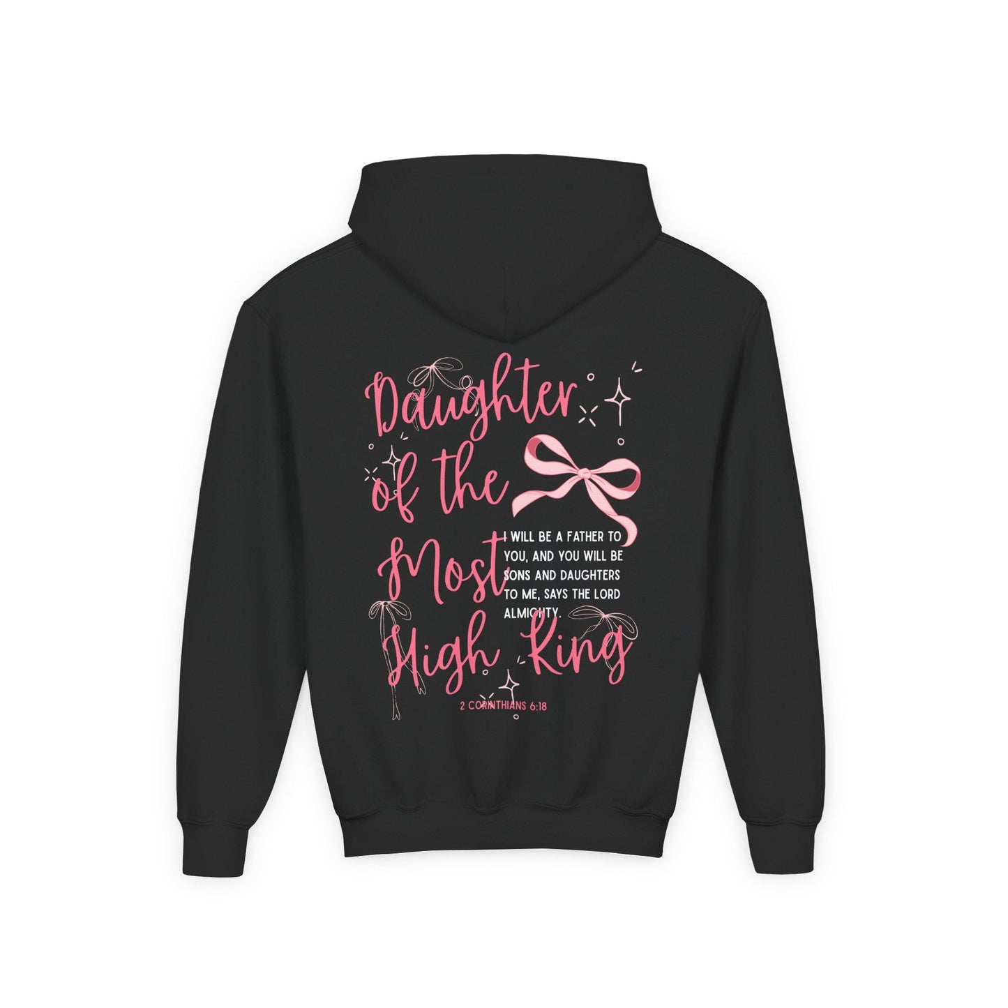 Daughter of the Most High King Youth Hoodie - Seek and Share Designs