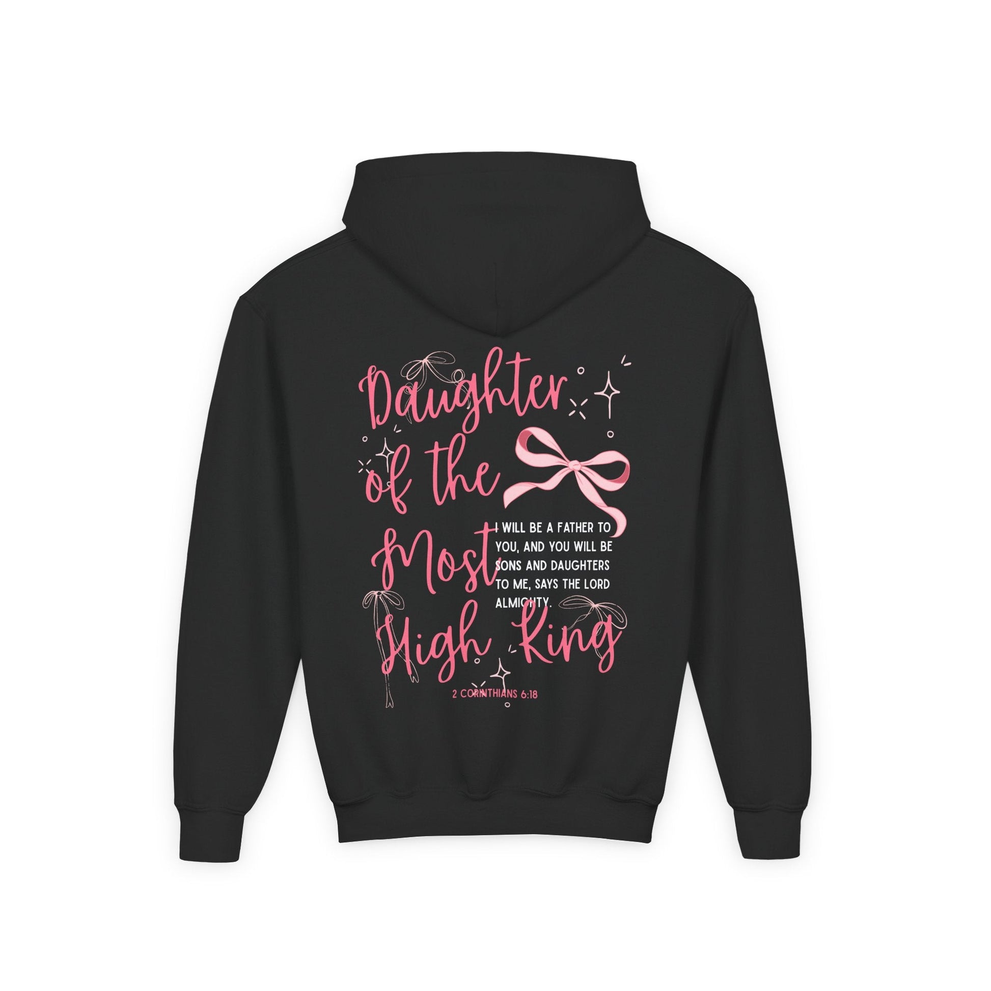 Daughter of the Most High King Youth Hoodie - Seek and Share Designs