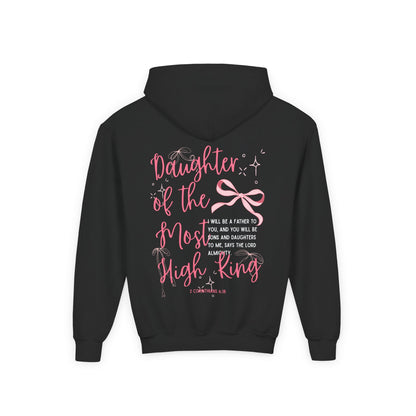 Daughter of the Most High King Youth Hoodie - Seek and Share Designs