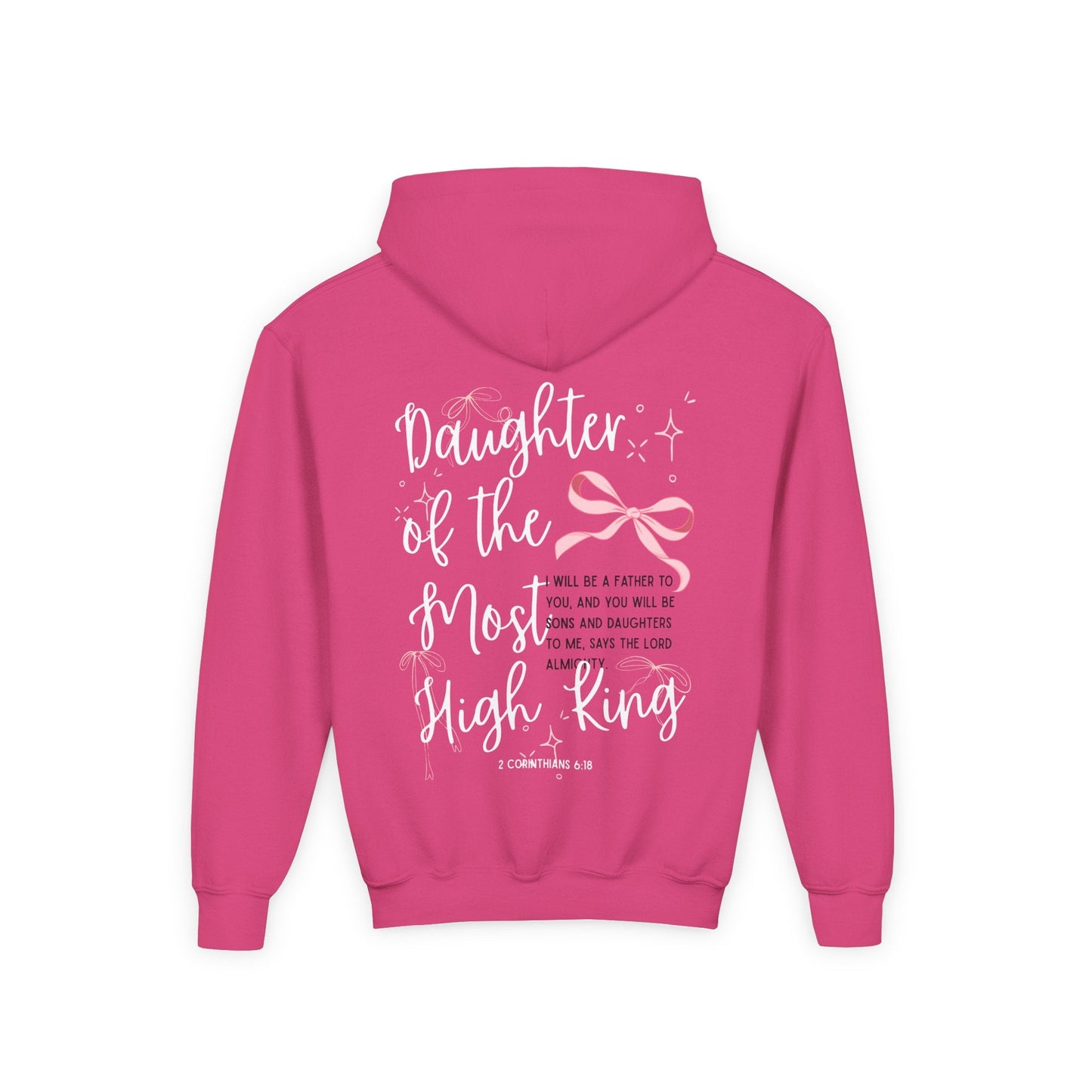 Daughter of the Most High King Youth Hoodie - Seek and Share Designs