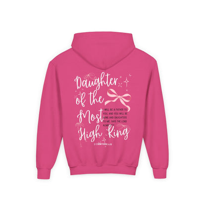 Daughter of the Most High King Youth Hoodie - Seek and Share Designs