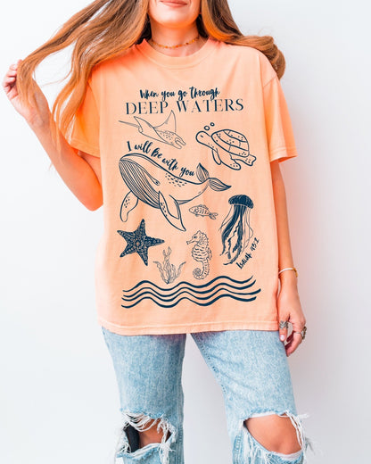 Deep Waters Unisex Tee - Seek and Share Designs