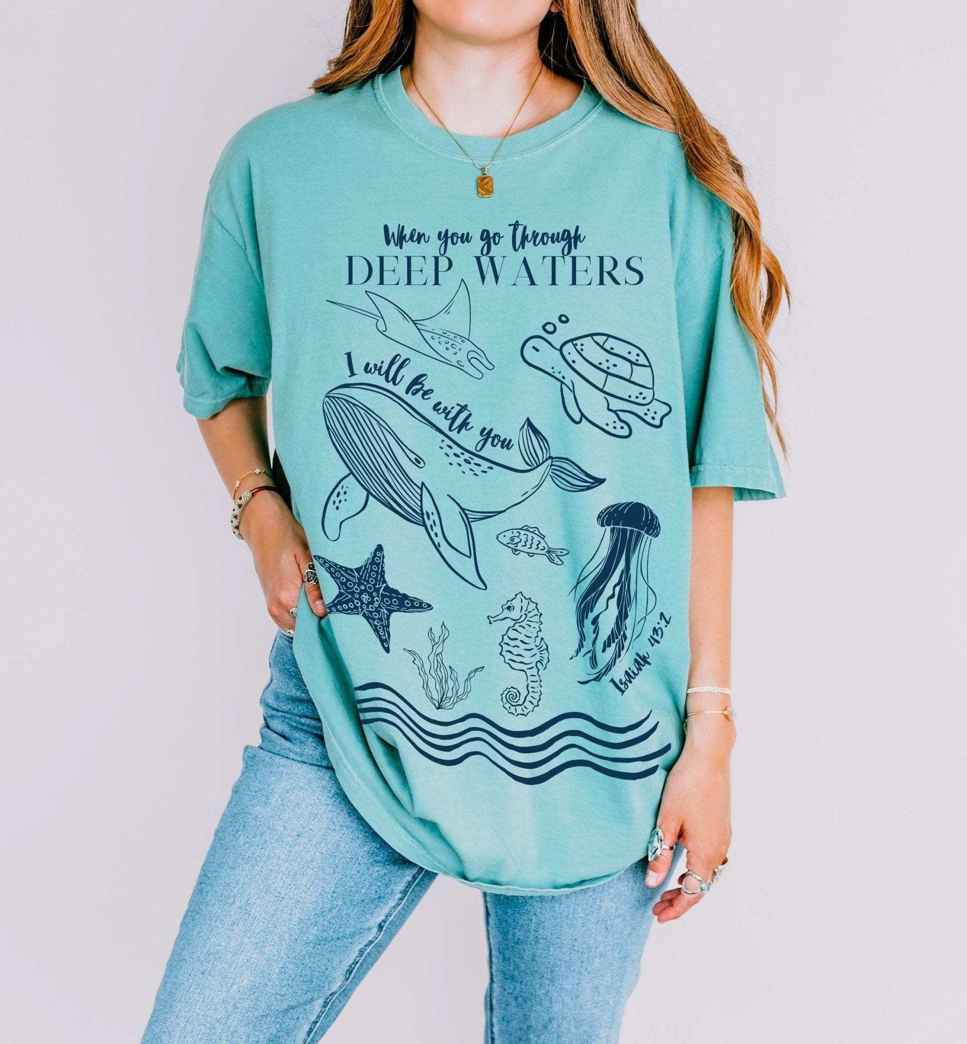 Deep Waters Unisex Tee - Seek and Share Designs