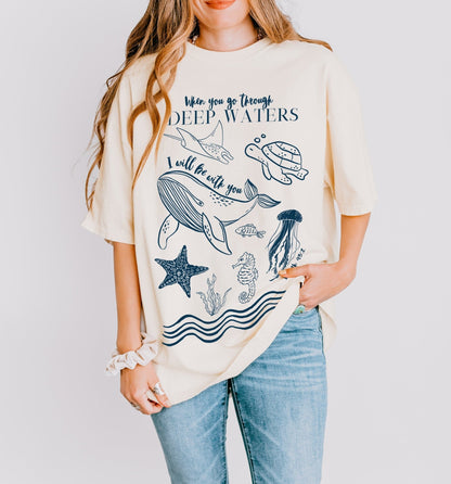 Deep Waters Unisex Tee - Seek and Share Designs