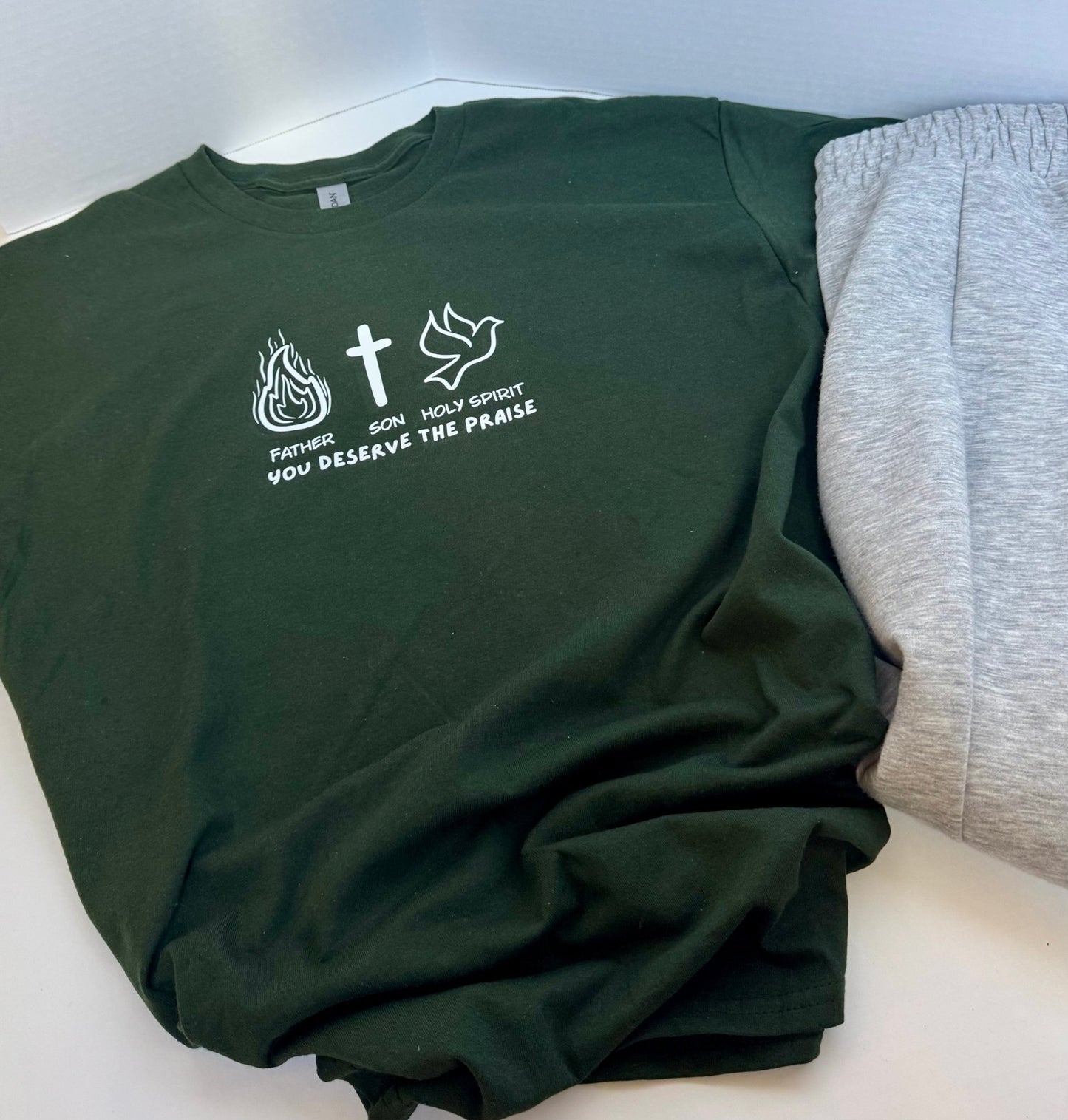 Father Son Holy Spirit Unisex Tee - Seek and Share Designs