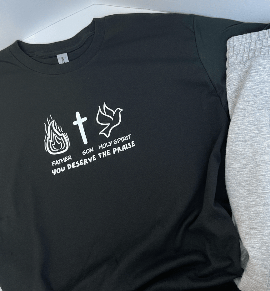 Father Son Holy Spirit Unisex Tee - Seek and Share Designs