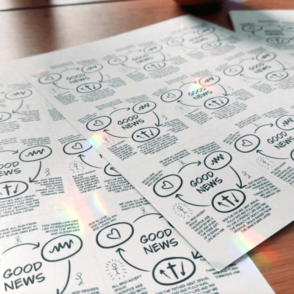 FREE Printable Three Circles Gospel Tracts - Seek and Share Designs