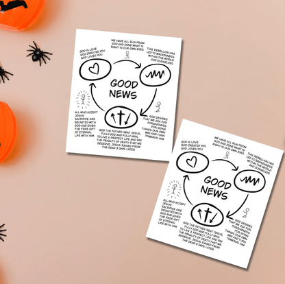 FREE Printable Three Circles Gospel Tracts - Seek and Share Designs