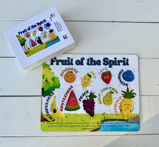 Fruit of the Spirit Kids Puzzle - Seek and Share Designs